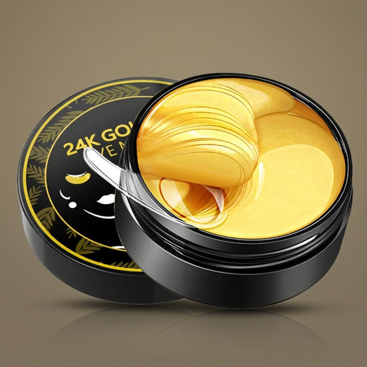 Virotenacosh Advanced 24K Gold Eye Patches - Rapid Dark Circle Removal & Puffiness Relief - Collagen Boosting Under Eye Treatment
